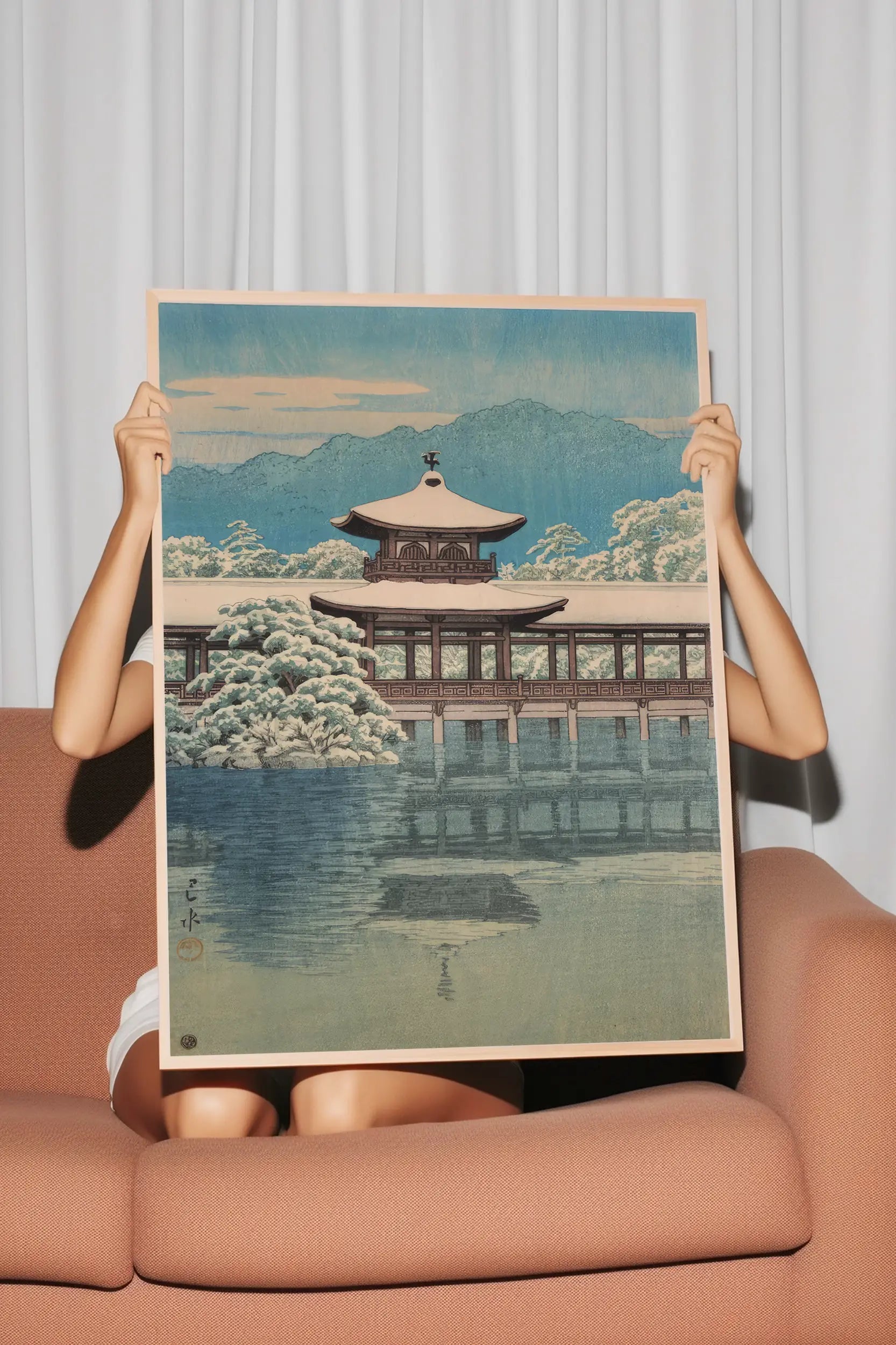 Hasui Kawase - Heianjingu Shrine #52 a beautiful painting reproduction by GalleryInk.Art