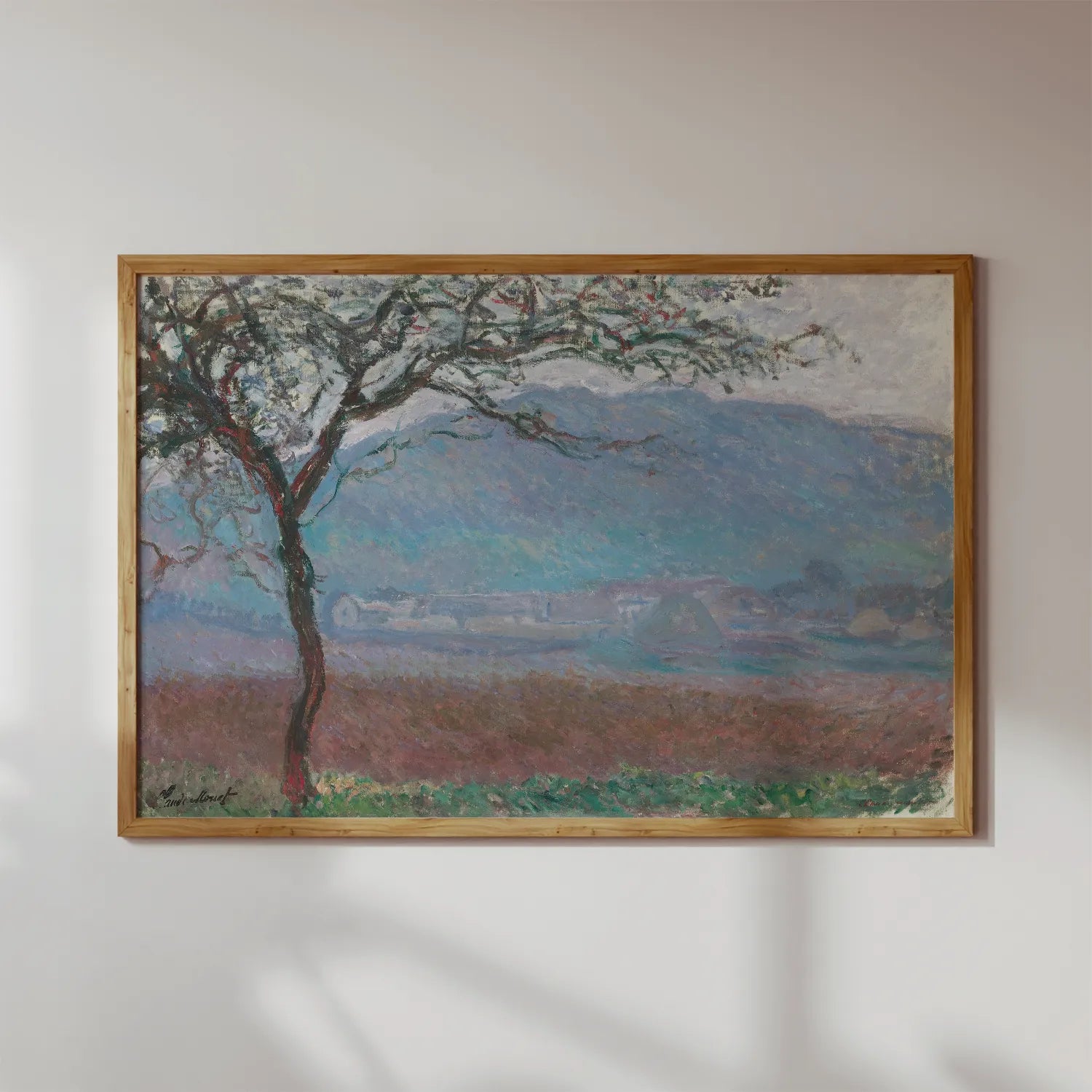 Claude Monet - Champ À Giverny #103 a beautiful painting reproduction by GalleryInk.Art