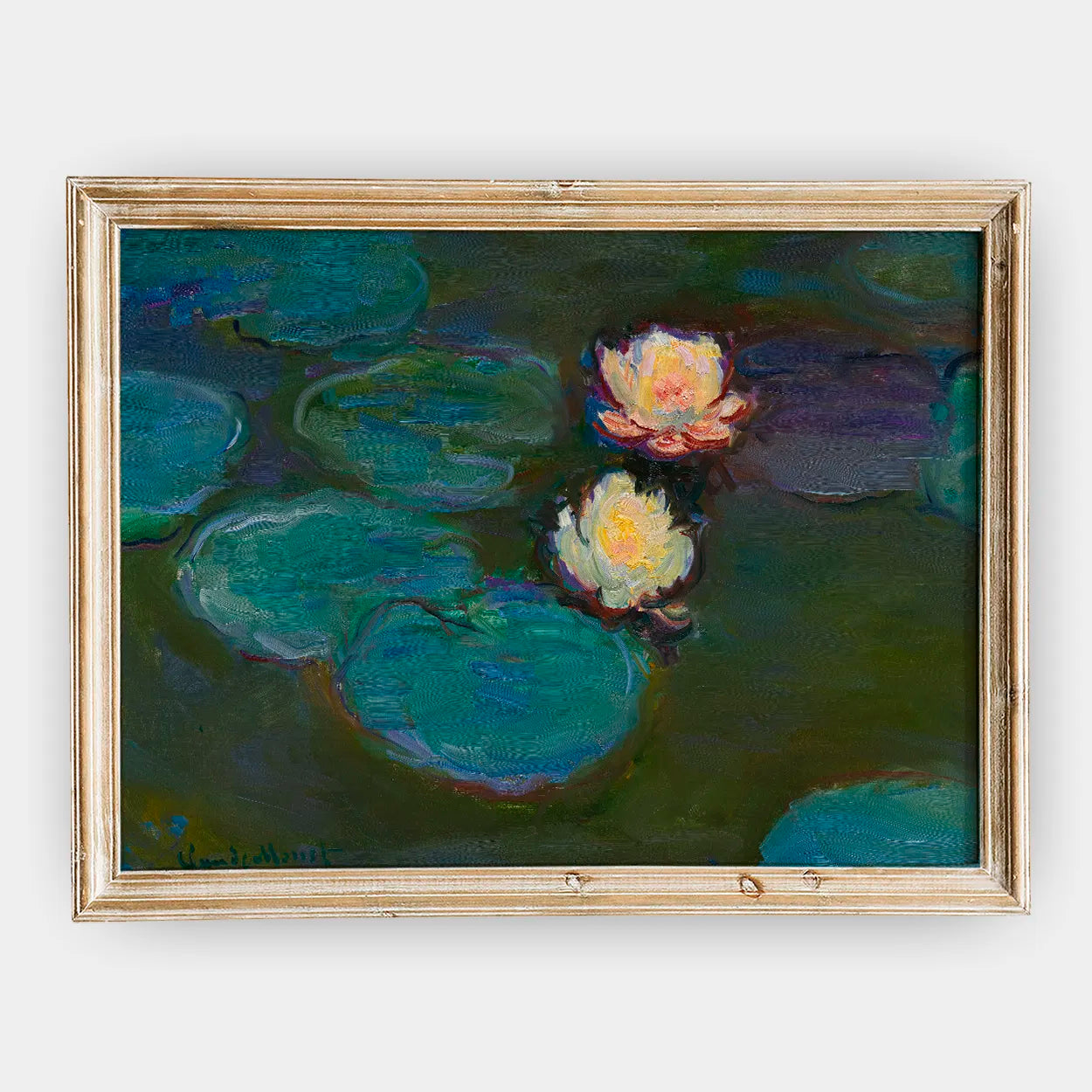 Claude Monet - Nympheas #152 a beautiful painting reproduction by GalleryInk.Art