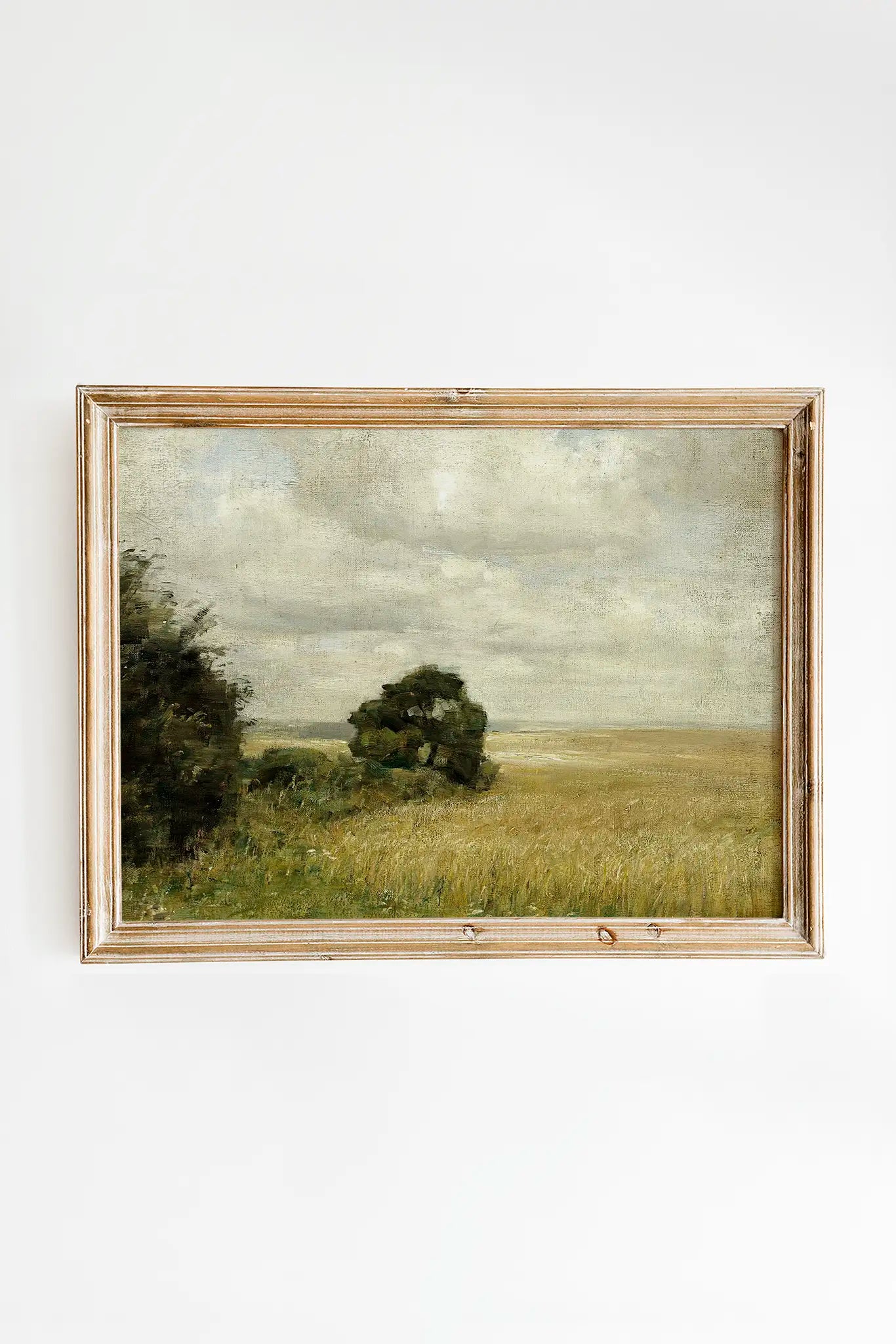 Carl Holsoe - Landscape with a view of a field #62 a beautiful seascape painting reproduction printed by GalleryInk.Art