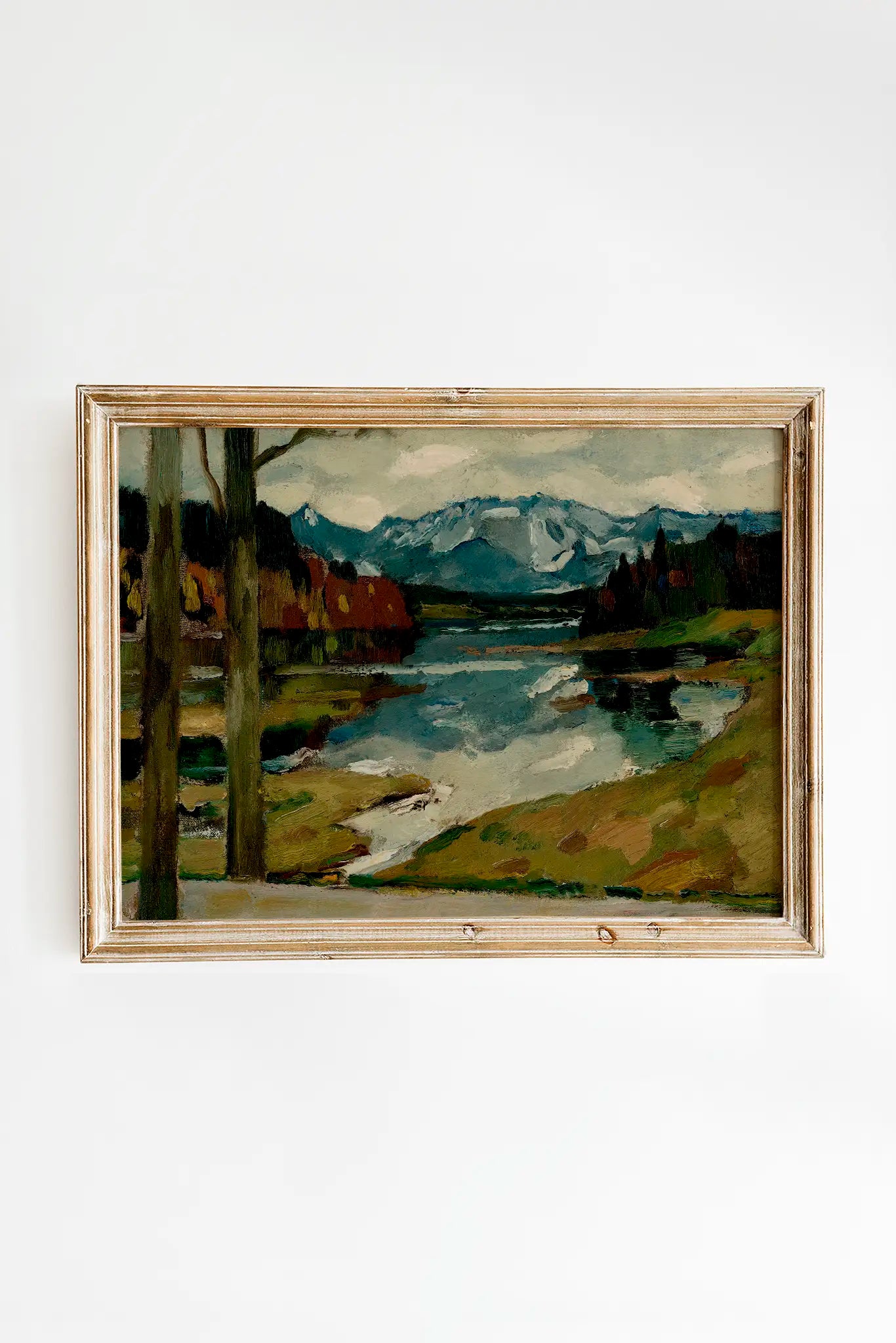 Leo Putz - Kampenwand - Chiemsee #7 a beautiful painting reproduction printed by GalleryInk.Art