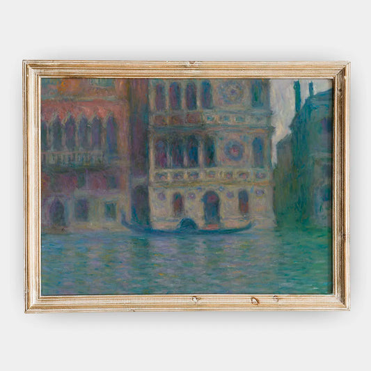 Claude Monet - Venice, Palazzo Dario #131 a beautiful painting reproduction by GalleryInk.Art