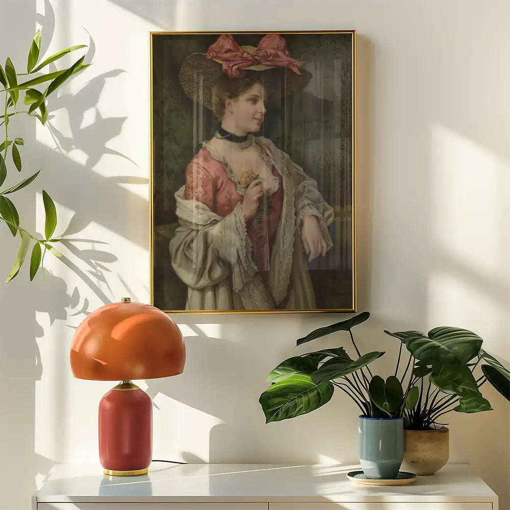 The promised rose by Martin Karsh - Art Print Mockup 3