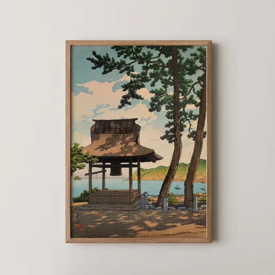 Shogetsu Temple, Ito, Izu by Hasui Kawase - Fine Art Print