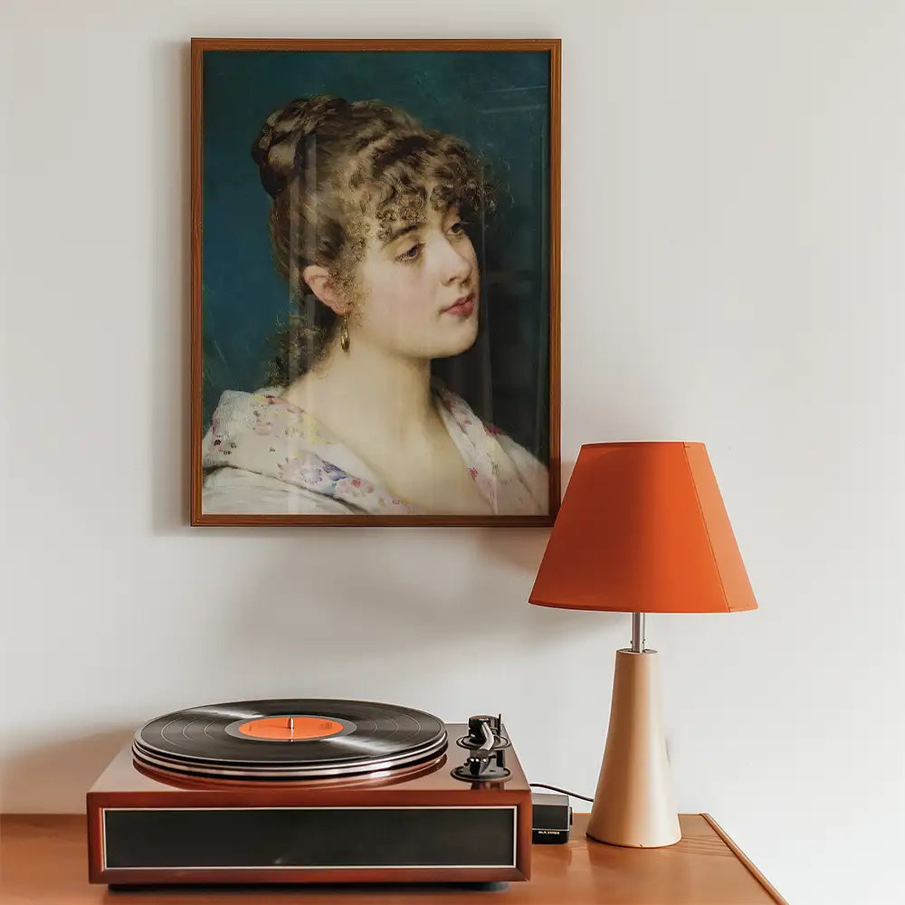 La Bella Veneziana by Eugen von Blaas - Art Print Mockup 2