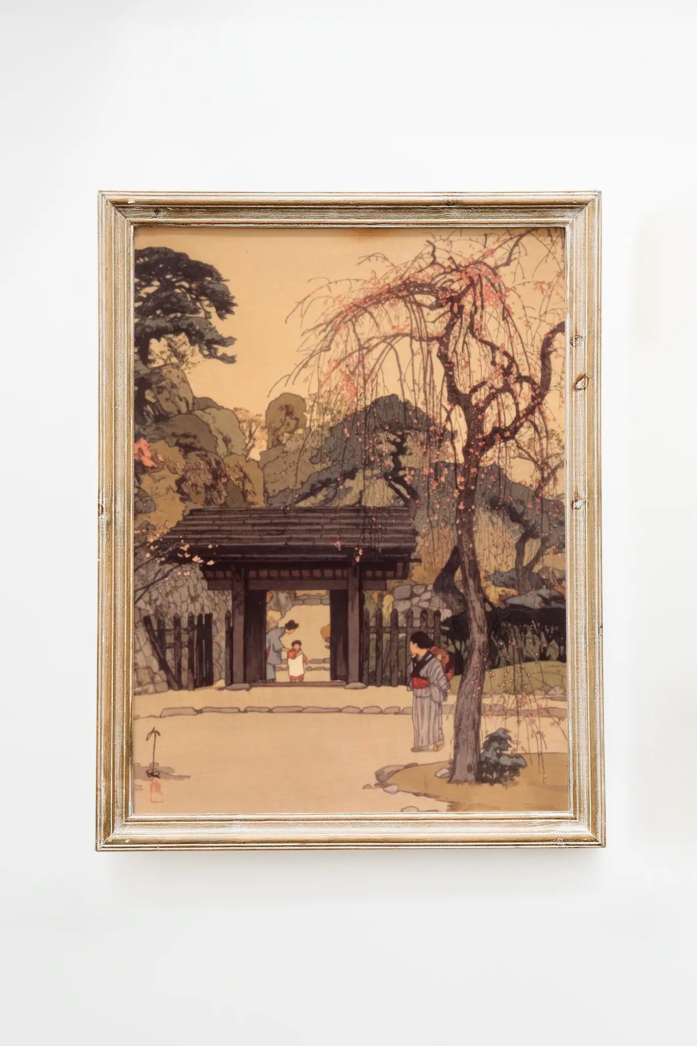 Hiroshi Yoshida - Plum Gateway #73 a beautiful painting reproduction by GalleryInk.Art