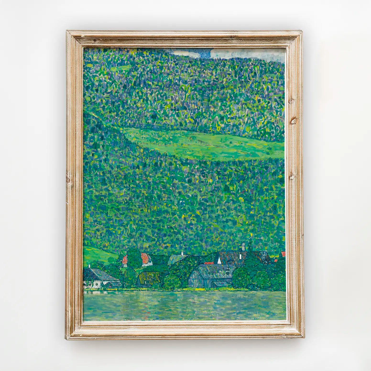 Gustav Klimt - Litzlberg am Attersee #44 a beautiful painting reproduction by GalleryInk.Art