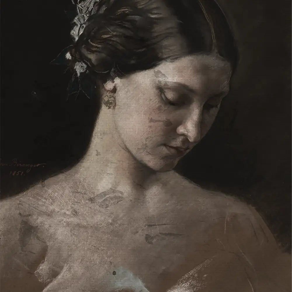 Portrait of a Woman by Jean-Baptiste Beranger - Final Mockup Example
