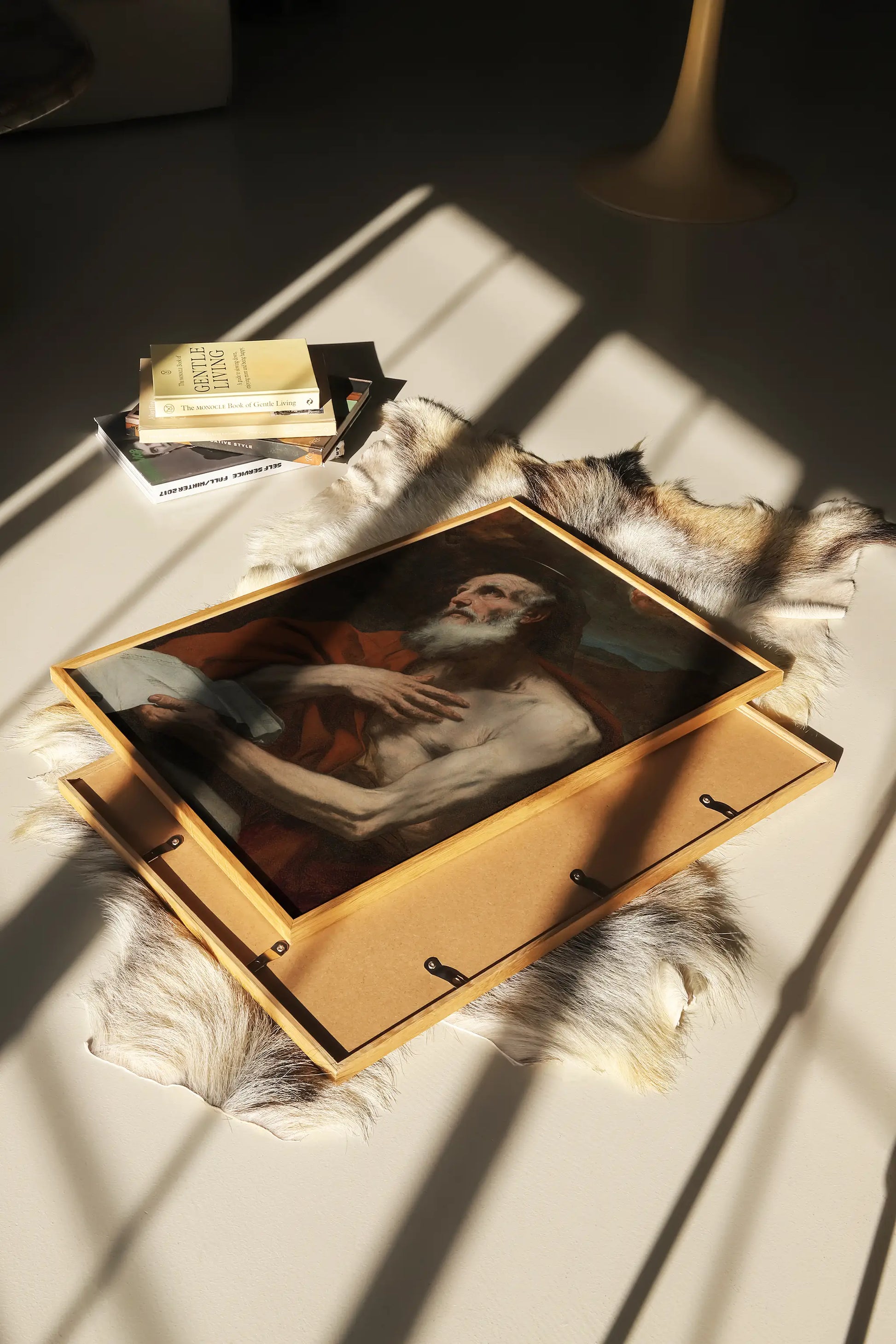 Luca Giordano - St Jerome #8 a beautiful painting reproduction printed by GalleryInk.Art, a store providing religious wall art prints