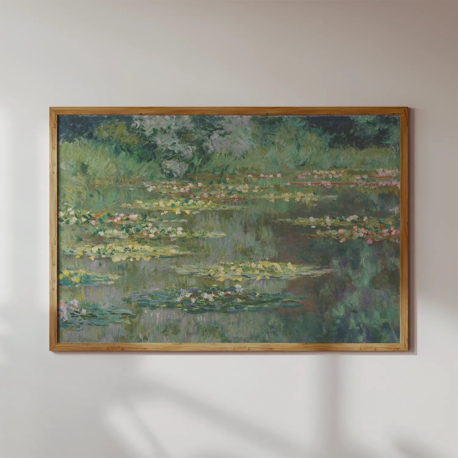 Claude Monet - Le Bassin des Nympheas #37 a beautiful painting reproduction by GalleryInk.Art