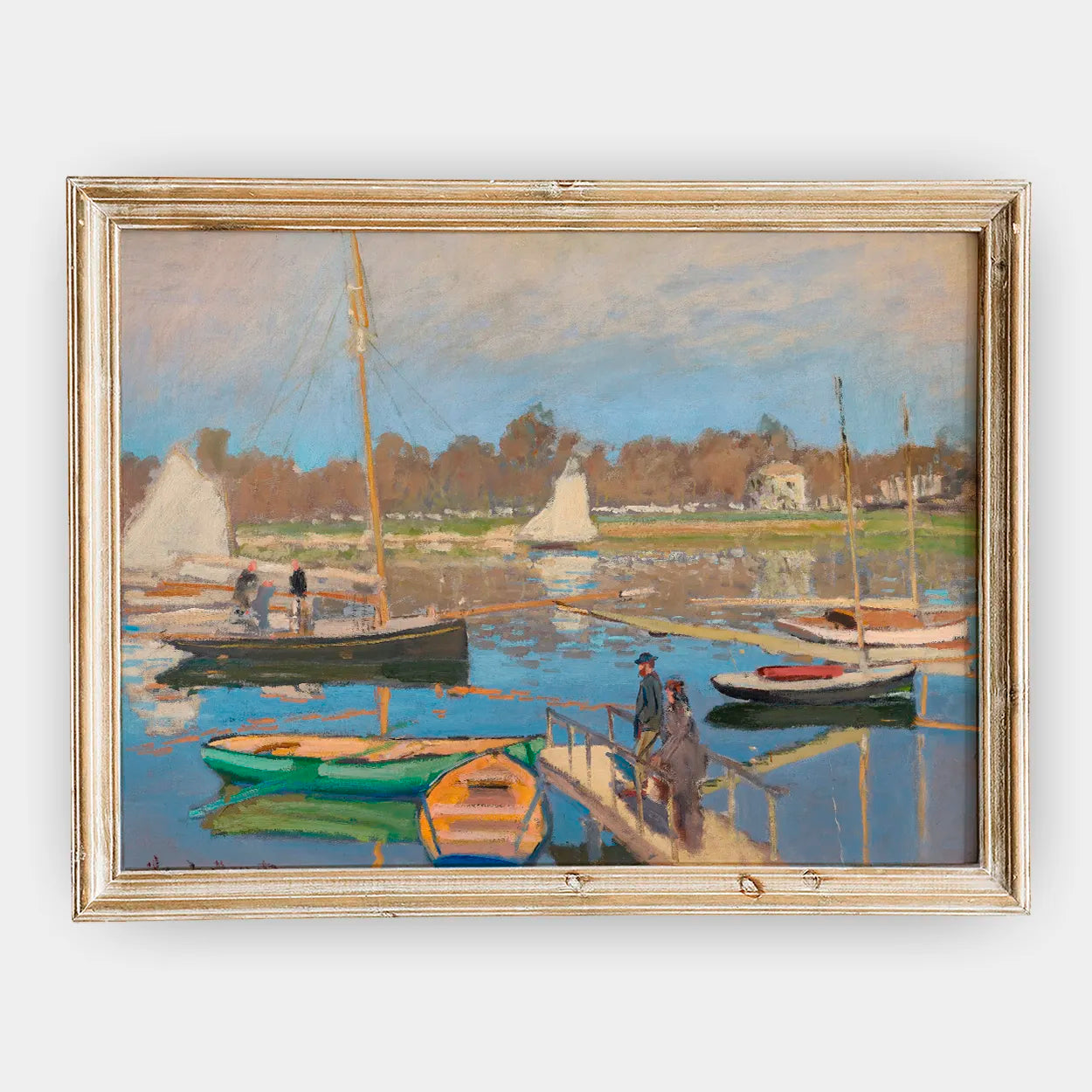 Claude Monet - Le bassin d’Argenteuil #174 a beautiful painting reproduction by GalleryInk.Art