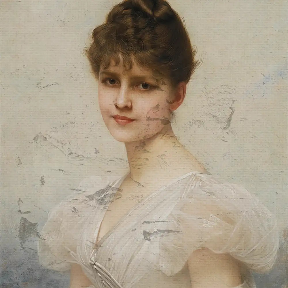 Edith Warren Miller by Jules Joseph Lefebvre - Final Mockup Example