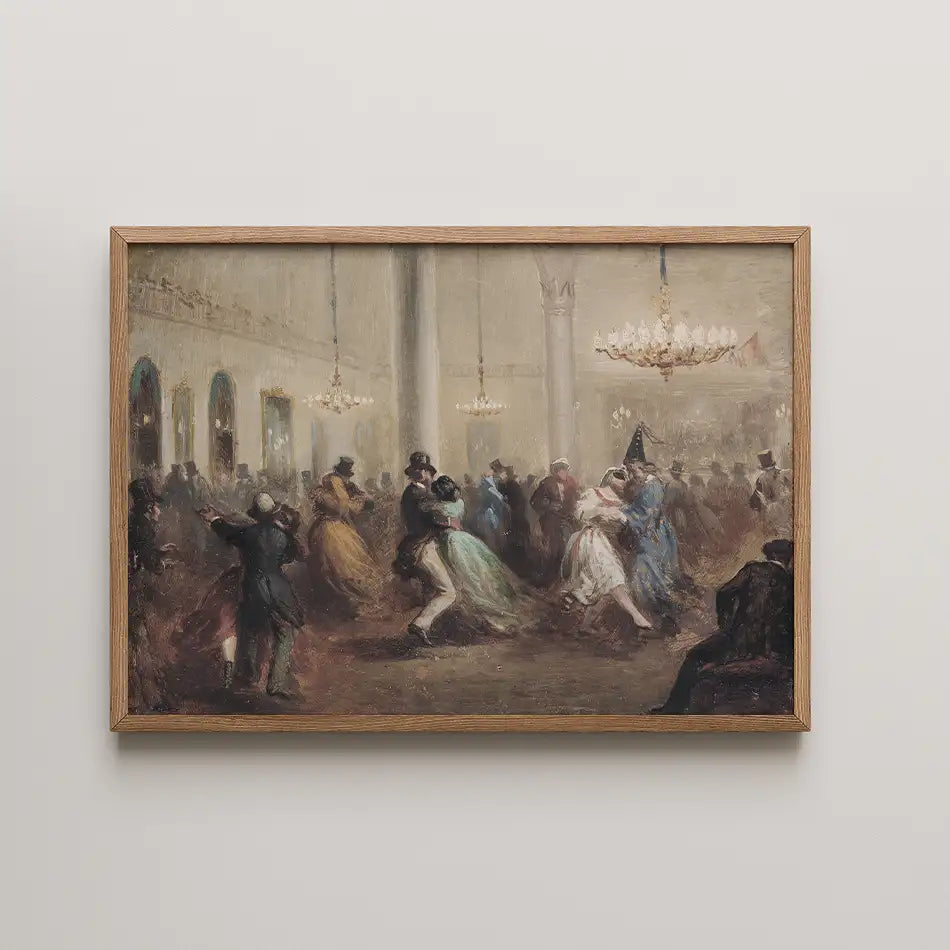 The Baile de Capellanes by Ricardo Balaca - Fine Art Print