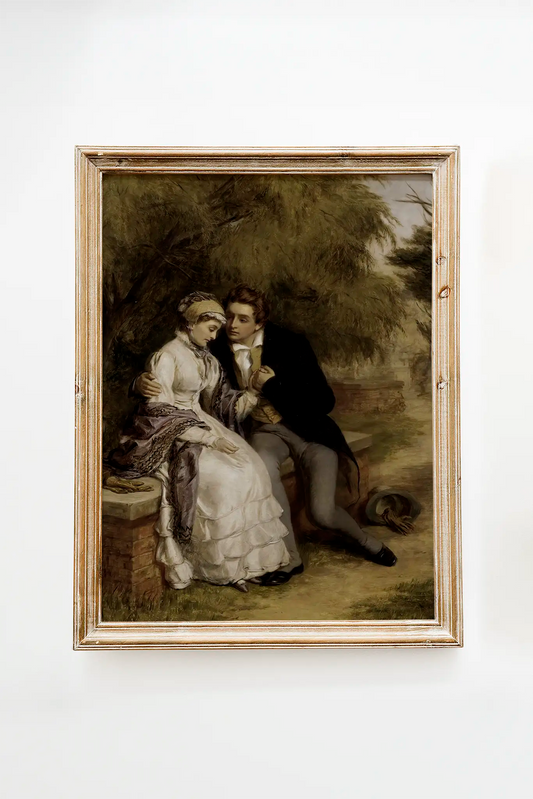 Adolf Heller - Bildnis der Hofschauspielerin Lili Marberg #31 painting reproduction printed by GalleryInk.Art, a store providing vintage and romantic wall art prints