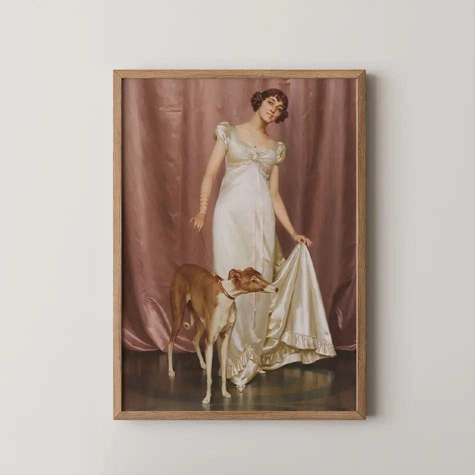 An Elegant Lady by Vittorio Reggianini - Fine Art Print