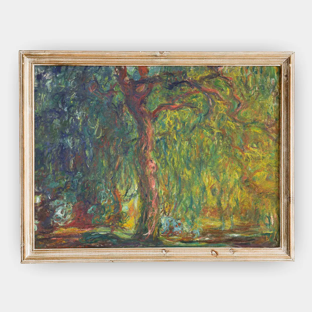 Claude Monet - Weeping Willow #81 a beautiful painting reproduction by GalleryInk.Art