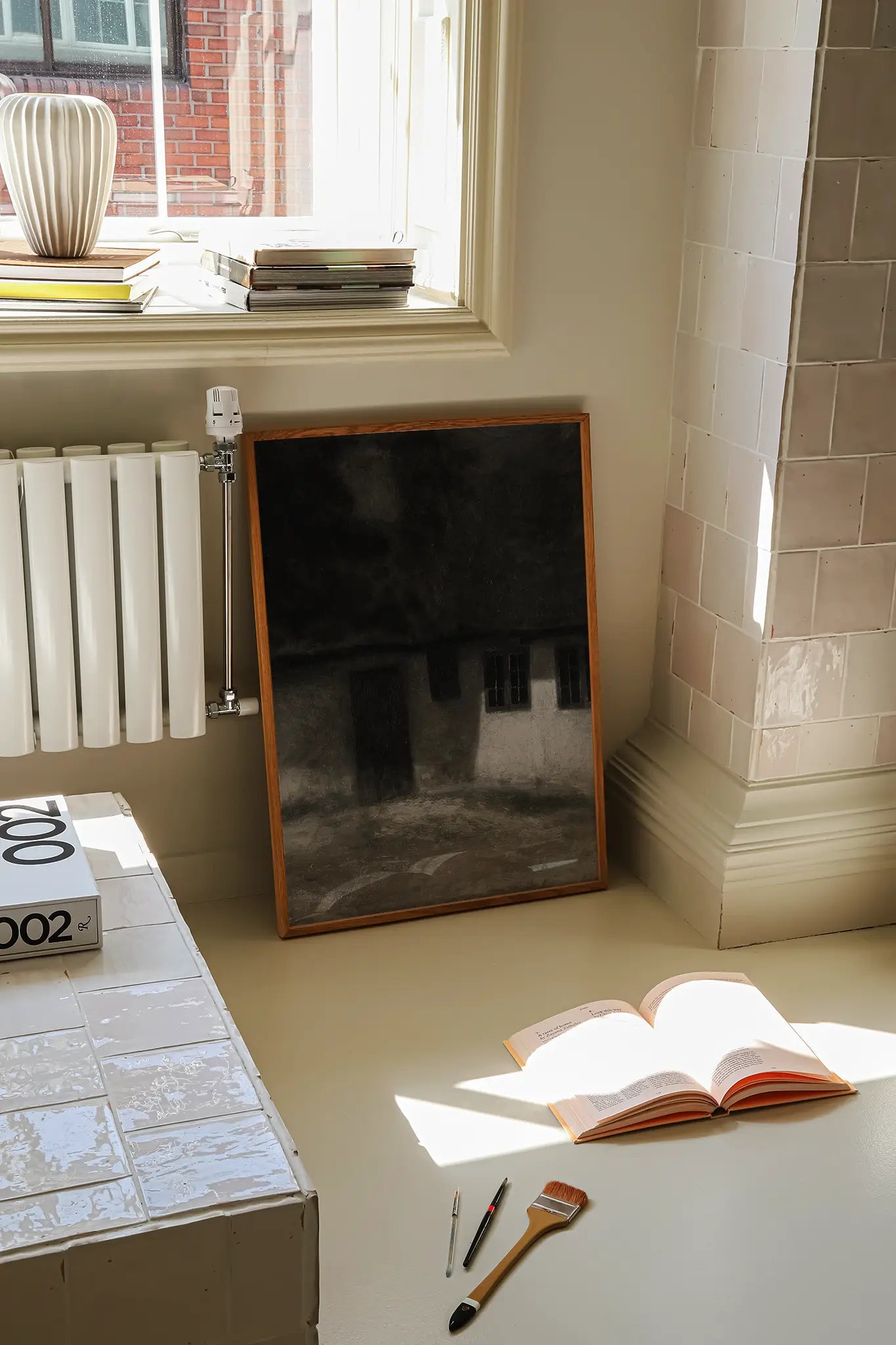 Vilhelm Hammershoi - Corner Of A Farm #2 poster print