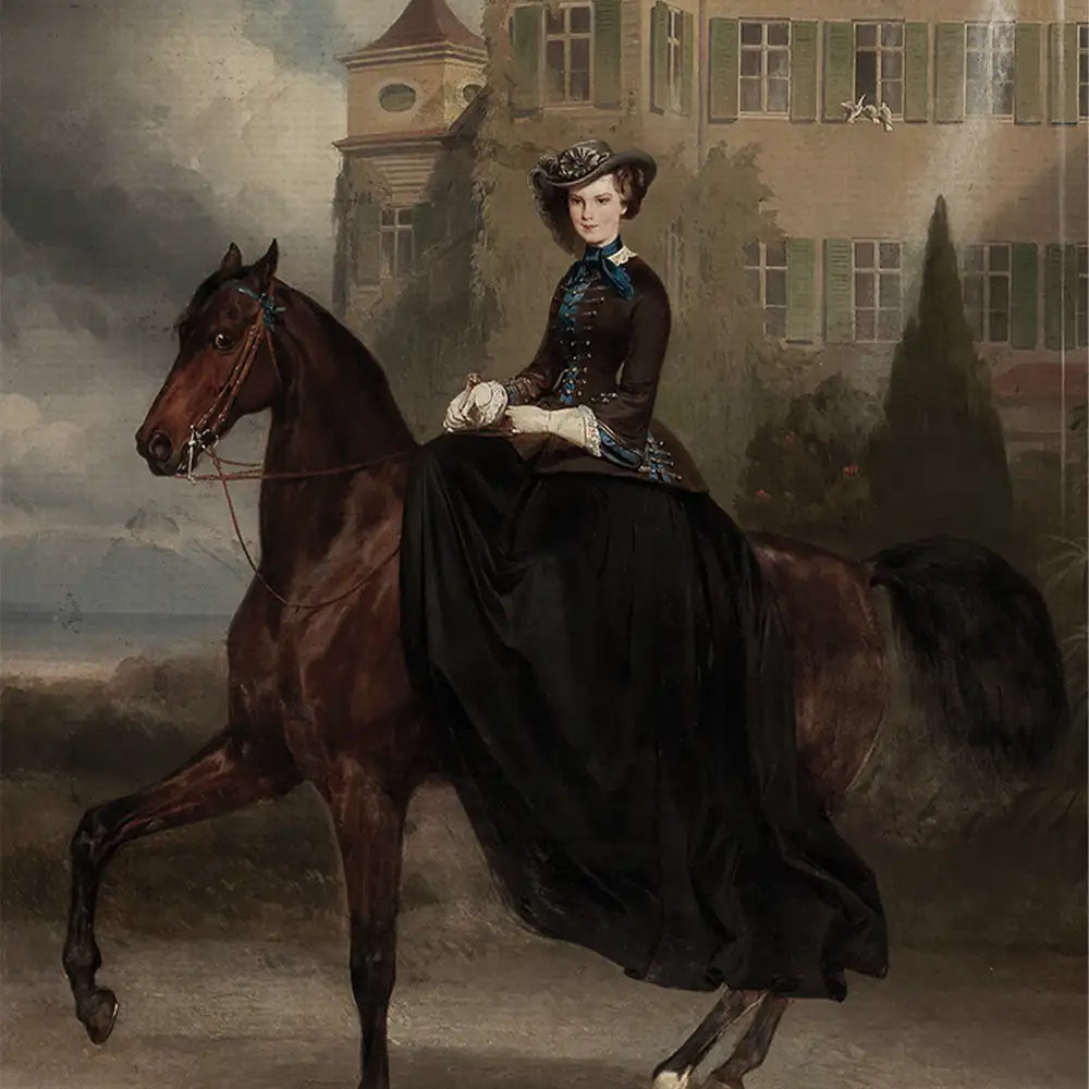 Portrait Elisabeth in Bayern by Piloty Adam - Final Mockup Example
