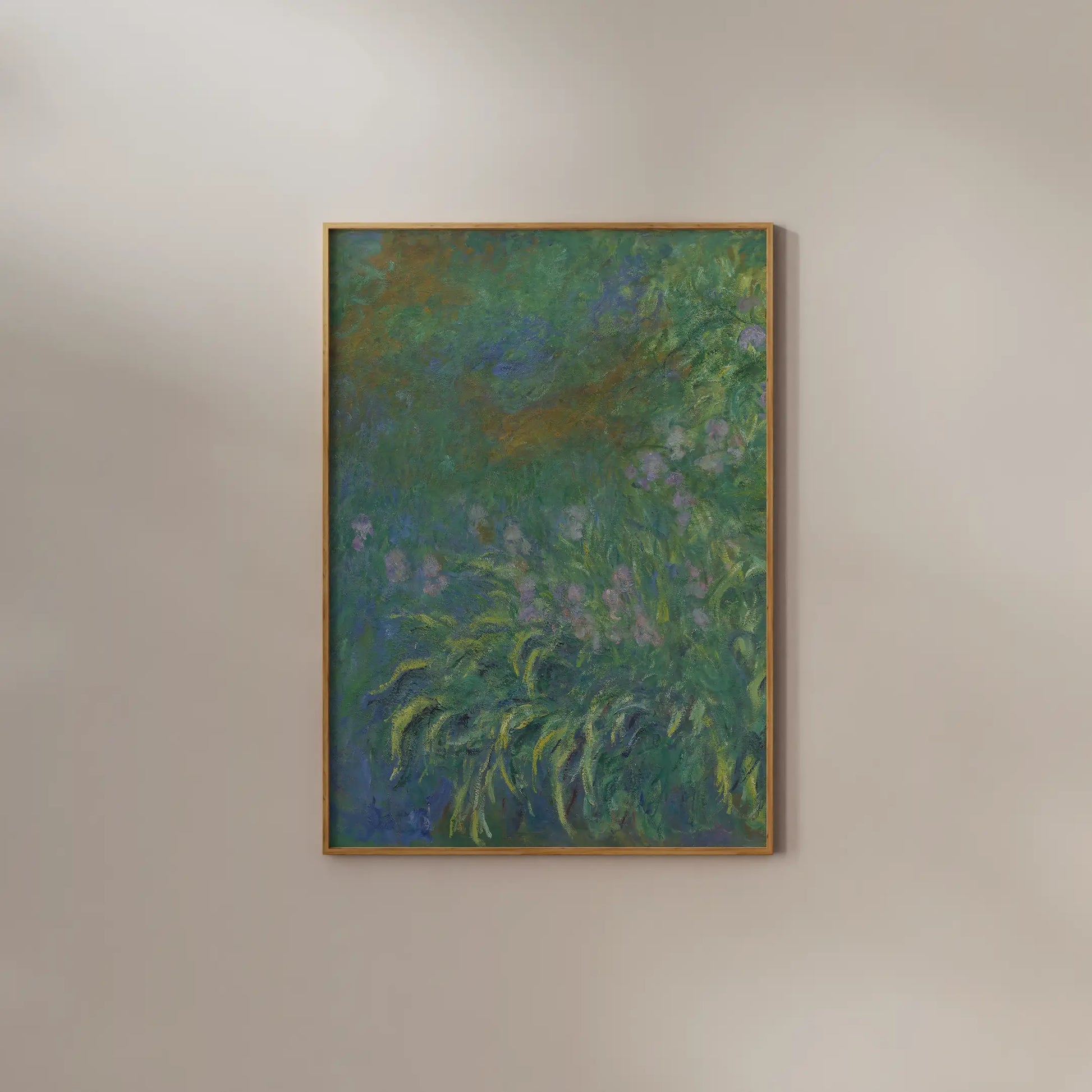 Claude Monet - Irises #monet-124 a beautiful painting reproduction by GalleryInk.Art