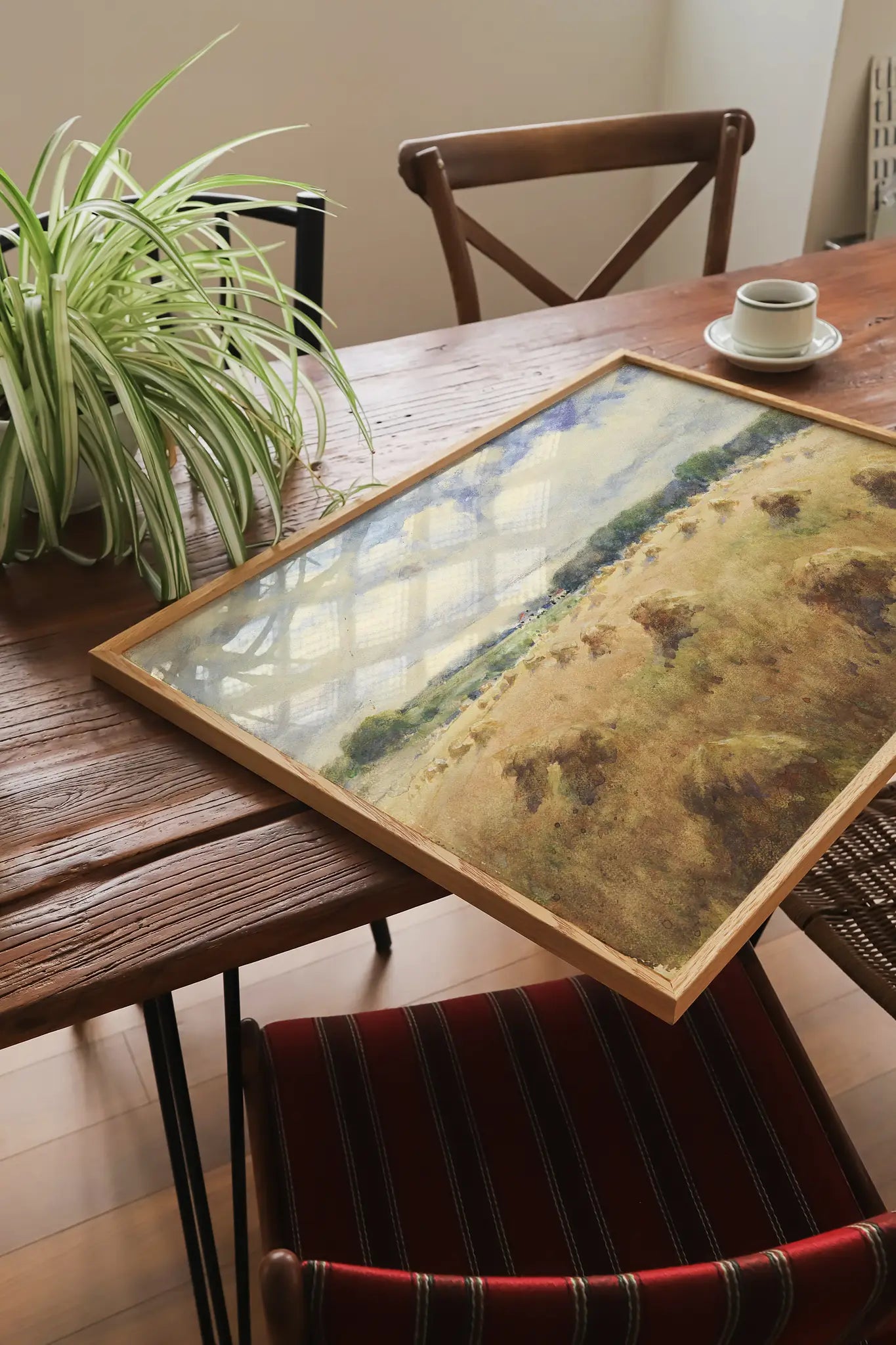 William Henry Holmes - Maryland Wheat Fields #12 a beautiful painting reproduction printed by GalleryInk.Art, a store providing still life wall art prints