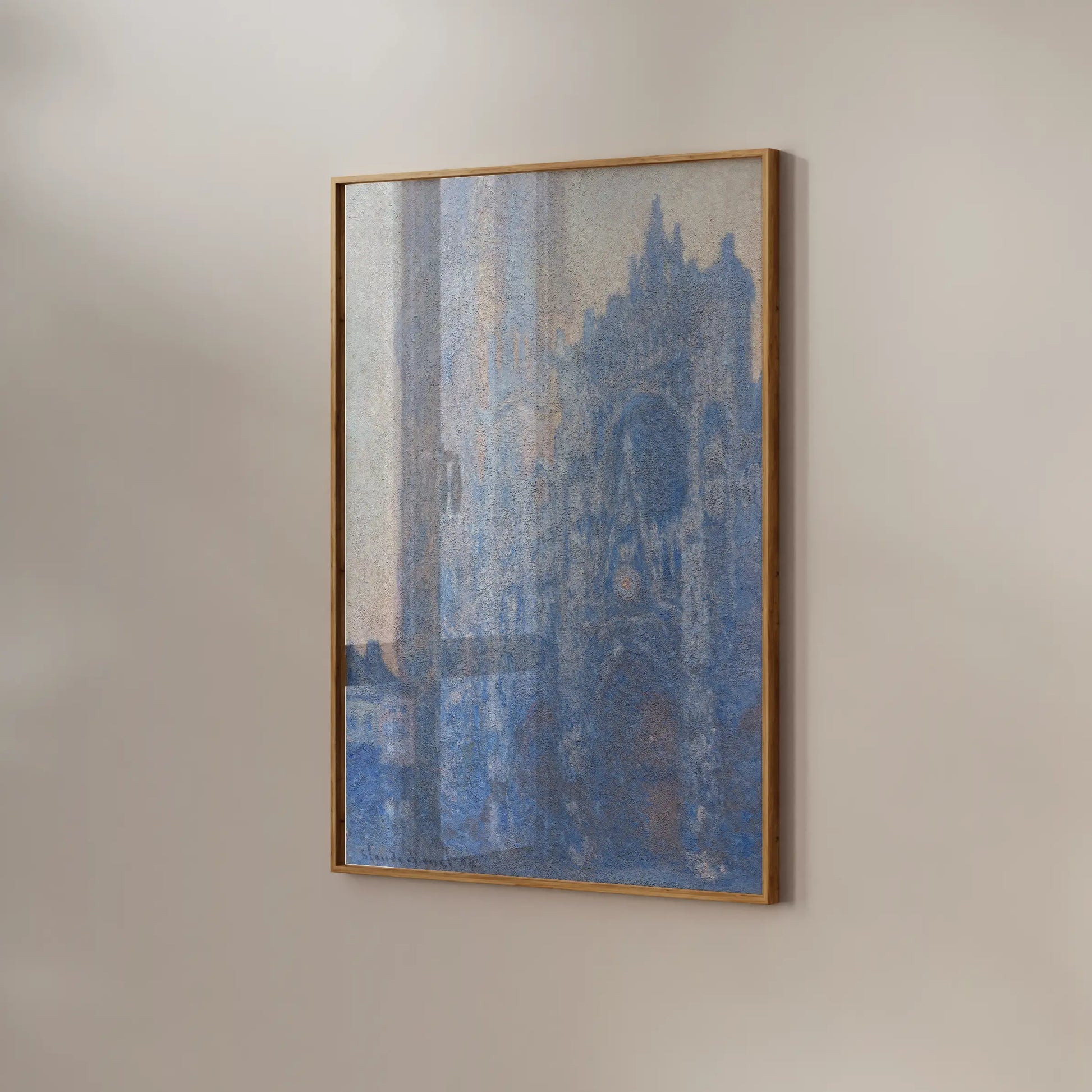 Claude Monet - Rouen Cathedral Façade and Tour d’Albane #51 a beautiful painting reproduction by GalleryInk.Art