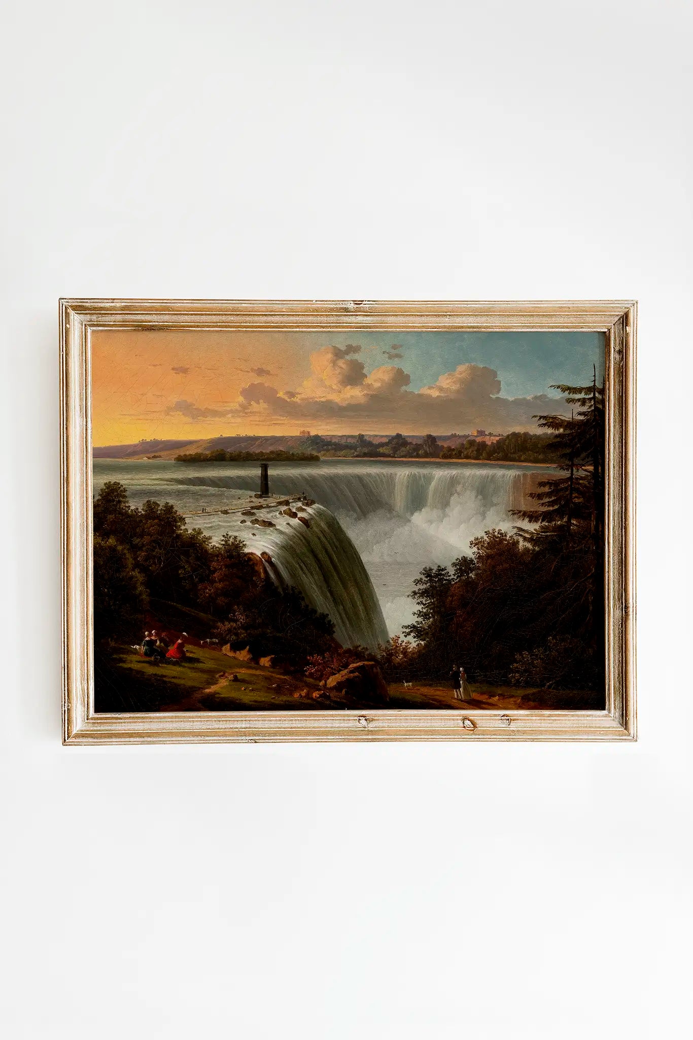 Niagara Falls (circa 1850) - Victor de Grailly #228 a beautiful painting reproduction by GalleryInk.Art