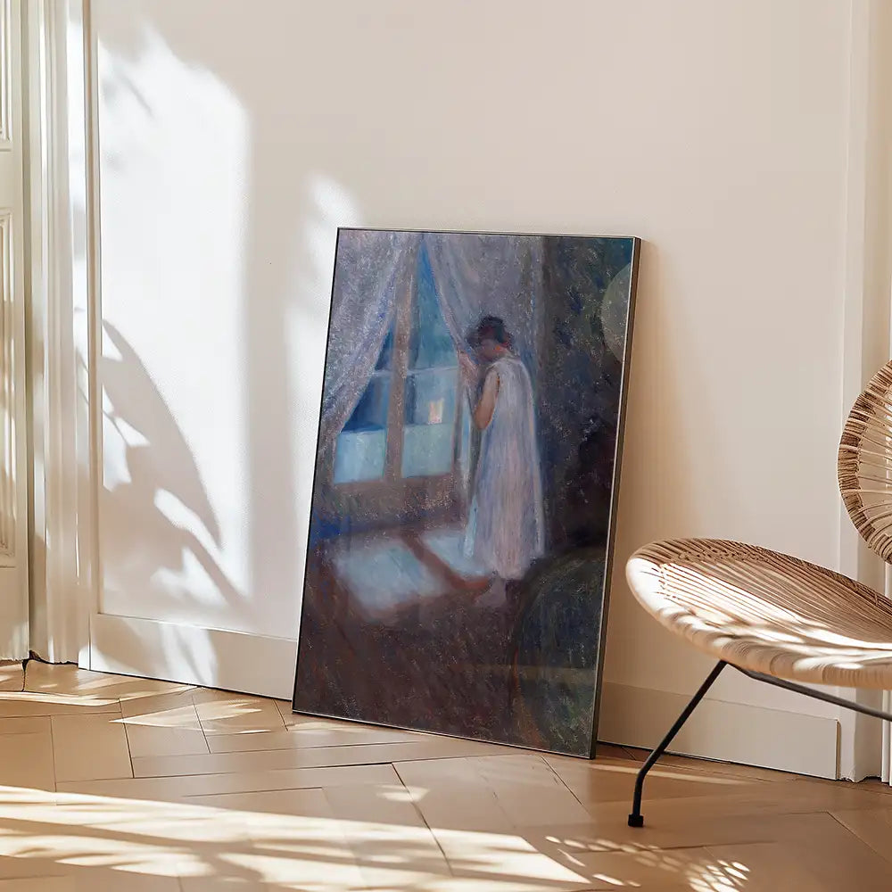 The Girl by the Window  by Edvard Munch - Art Print Mockup 3
