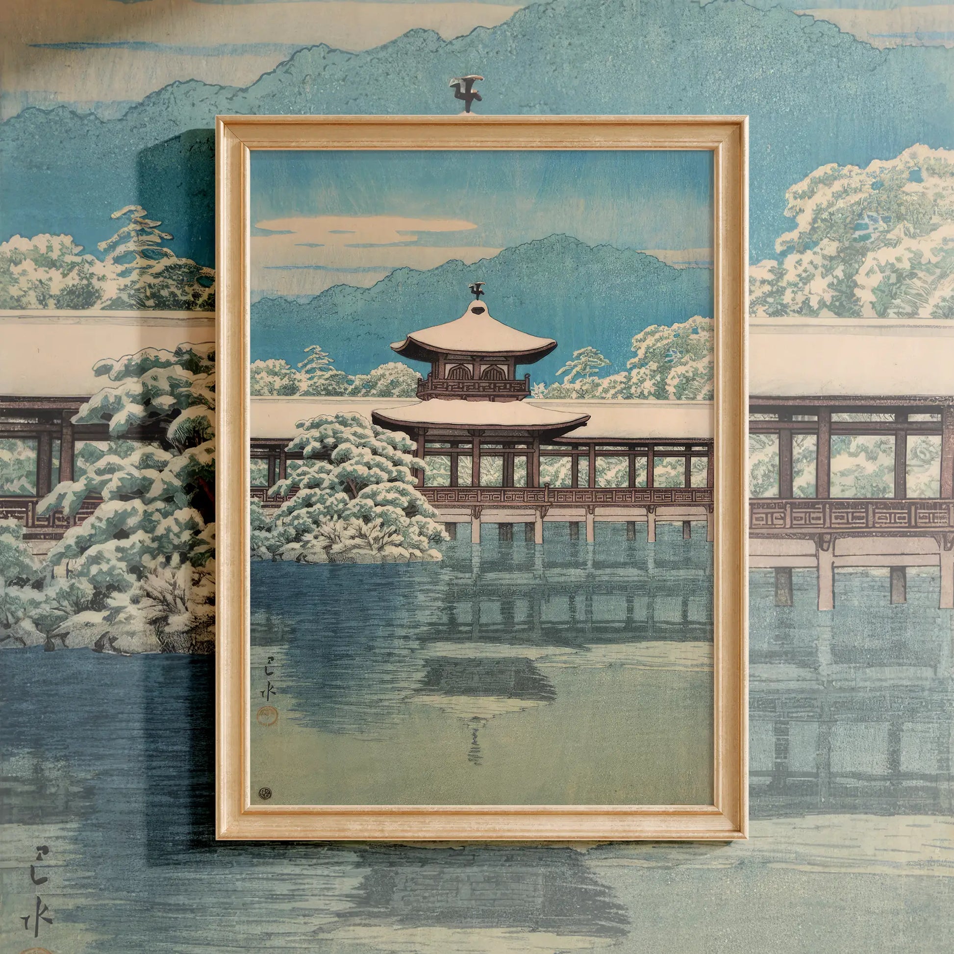 Hasui Kawase - Heianjingu Shrine #52 a beautiful painting reproduction by GalleryInk.Art