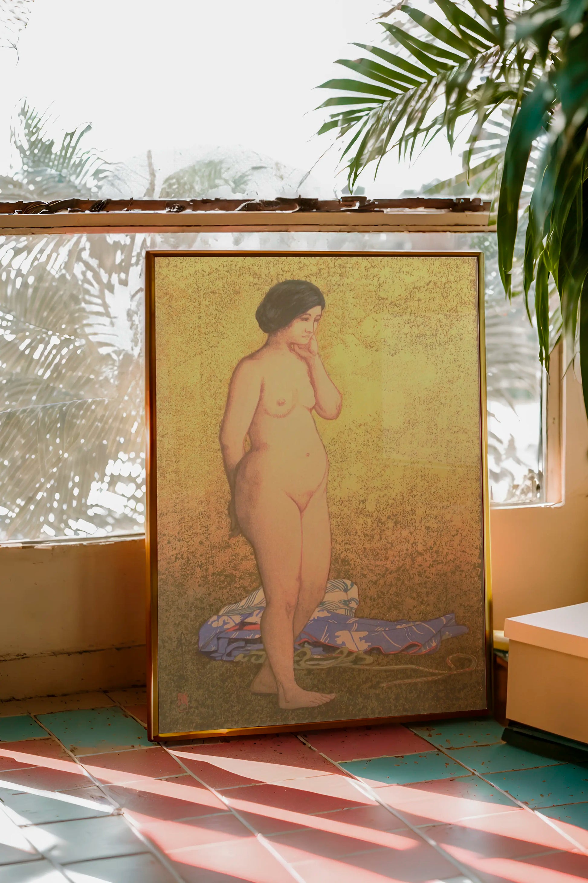 Hiroshi Yoshida - Nude #71 a beautiful painting reproduction by GalleryInk.Art