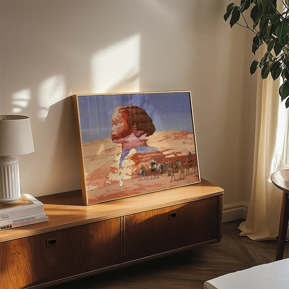 Sphinx by Day by Hiroshi Yoshida - Art Print Mockup 2