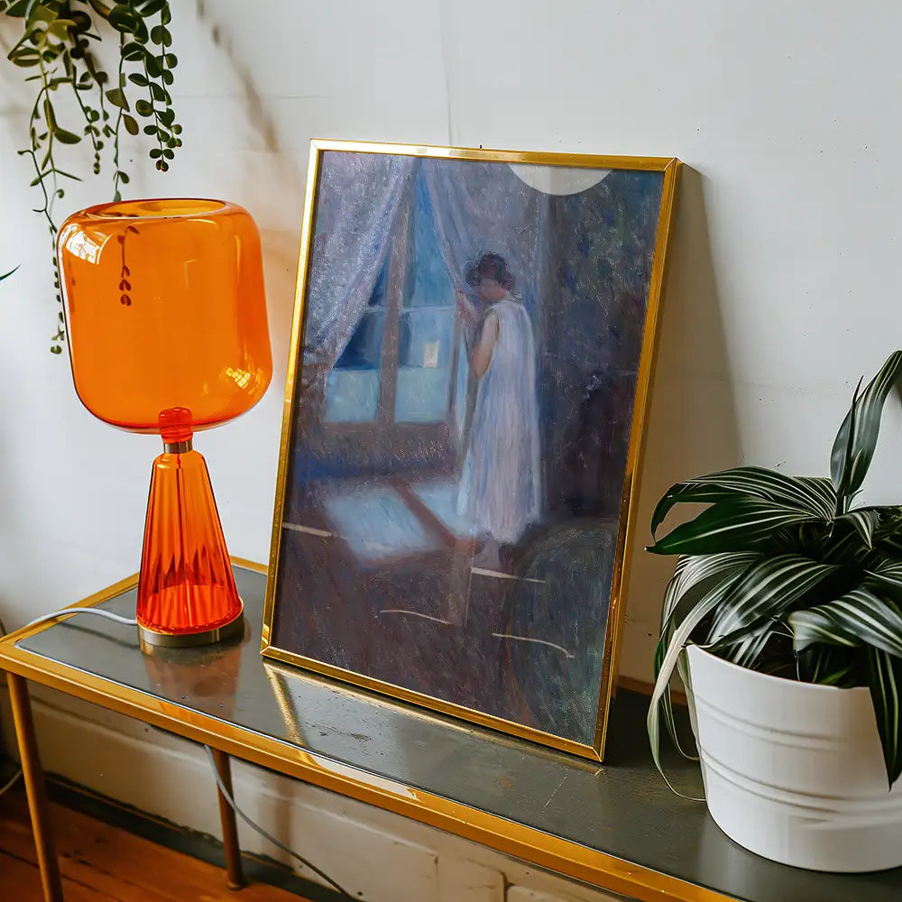 The Girl by the Window  by Edvard Munch - Art Print Mockup 2