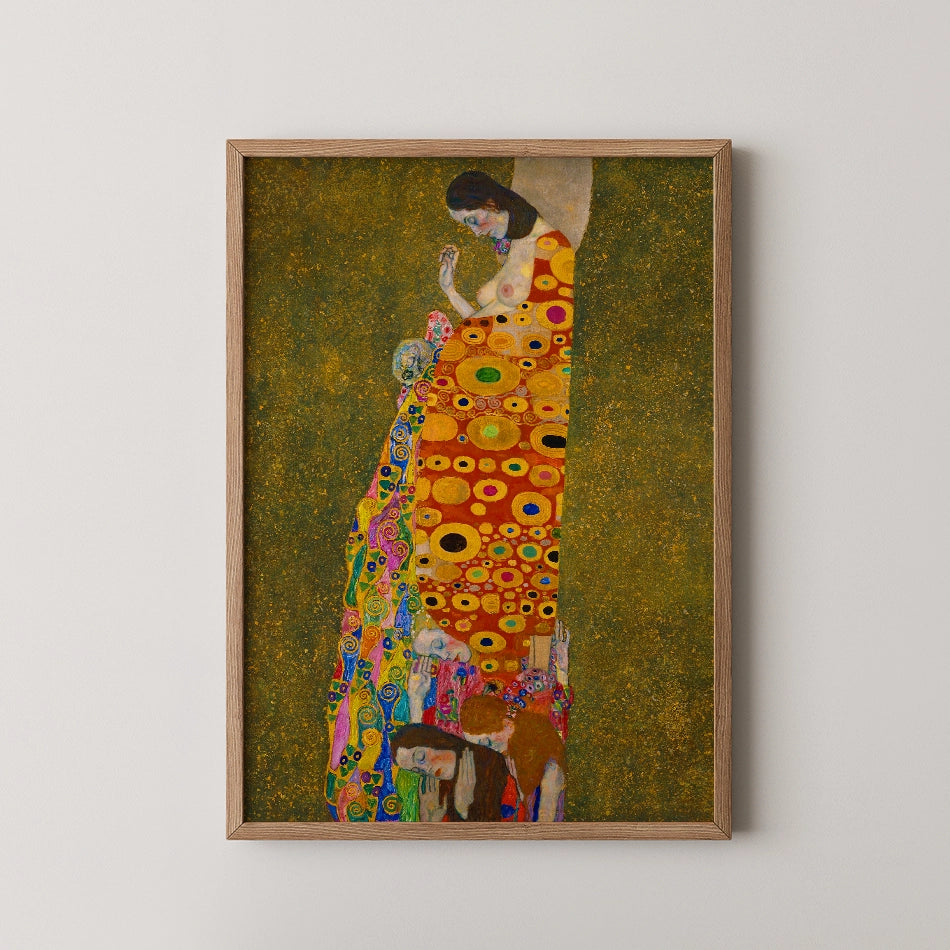 Hope II by Gustav Klimt - Fine Art Print