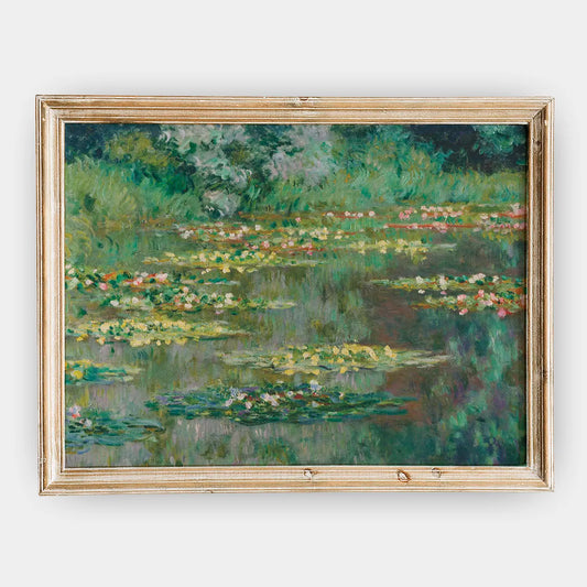 Claude Monet - Le Bassin des Nympheas #37 a beautiful painting reproduction by GalleryInk.Art