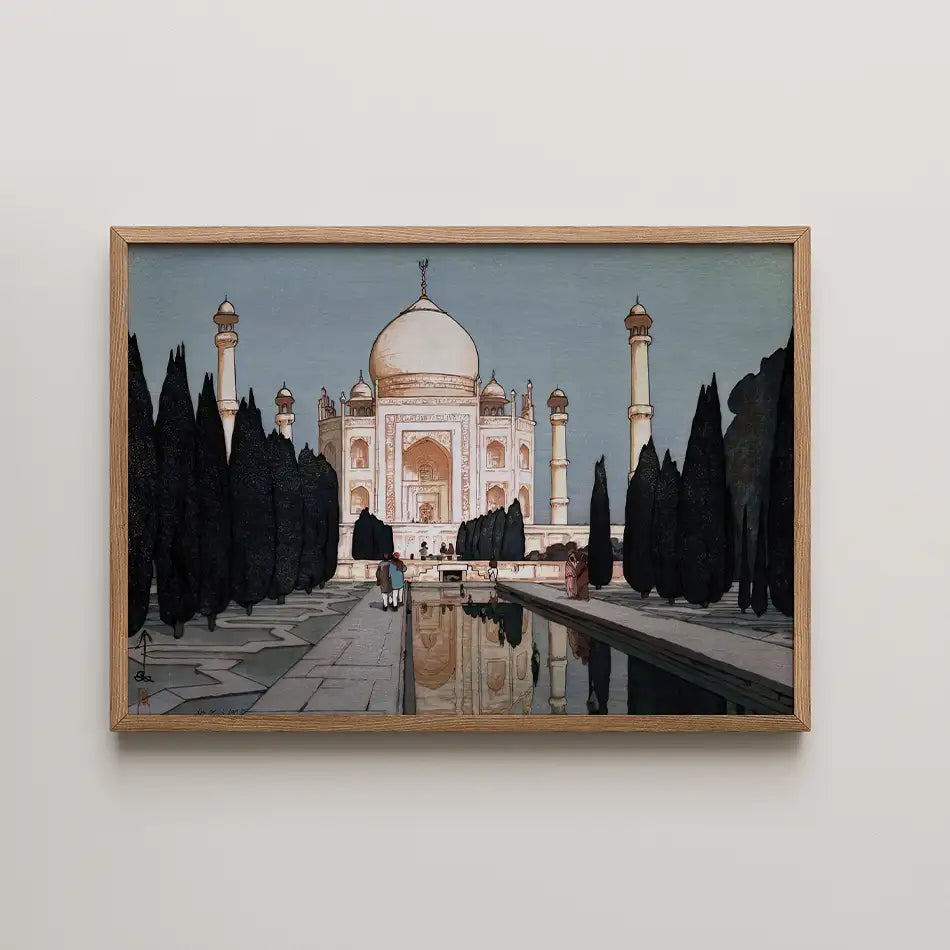 Taj Mahal Agra by Hiroshi Yoshida - Fine Art Print
