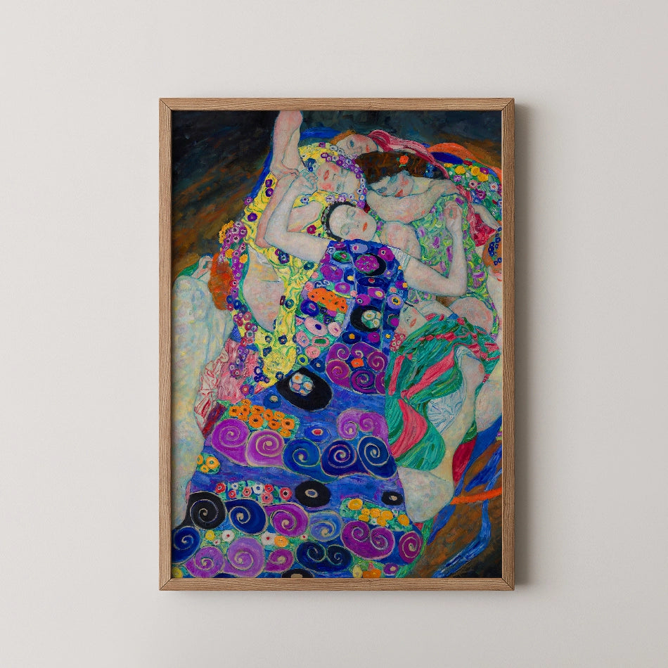 The Maiden by Gustav Klimt - Fine Art Print