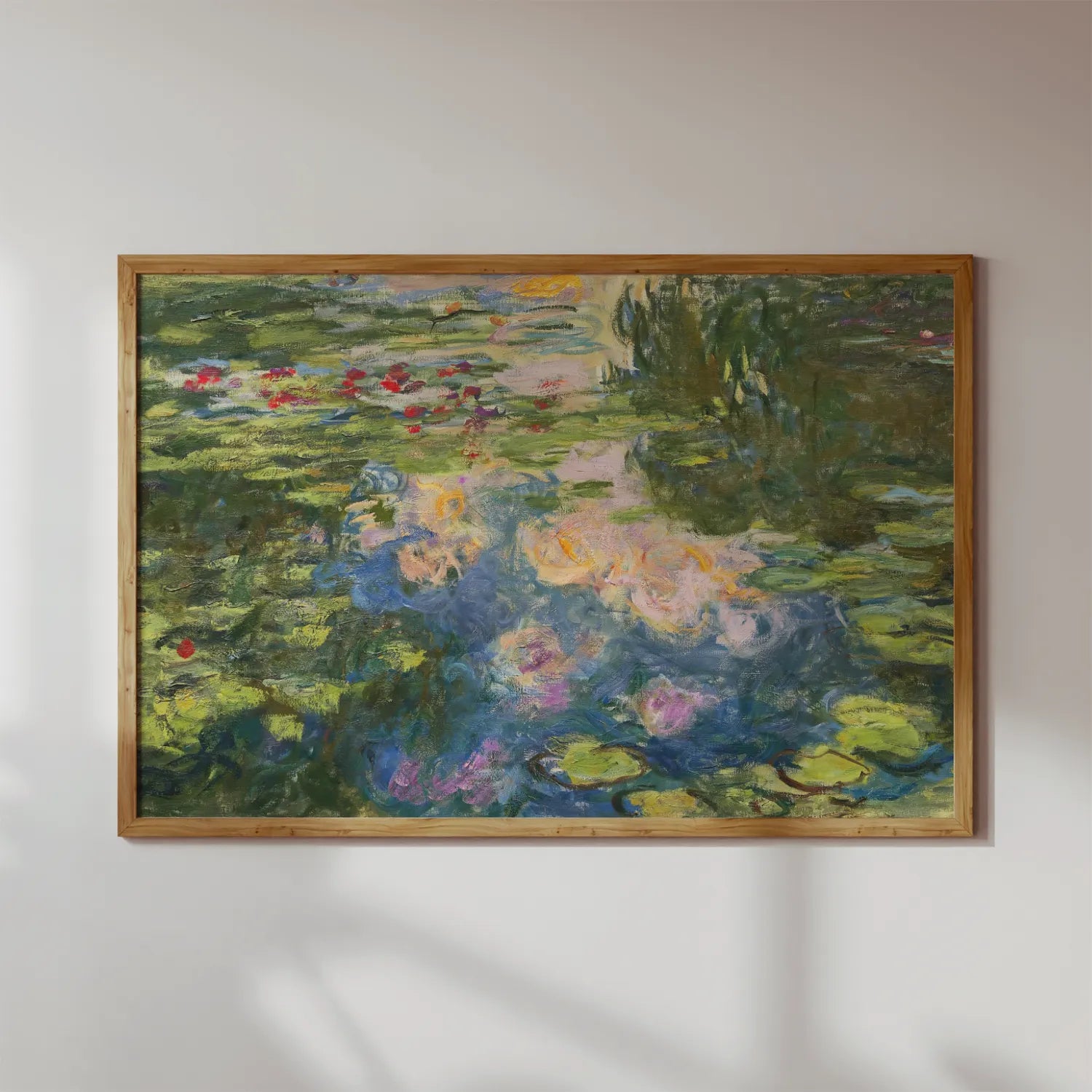 Claude Monet - Le Bassin aux nymphéas #148 a beautiful painting reproduction by GalleryInk.Art