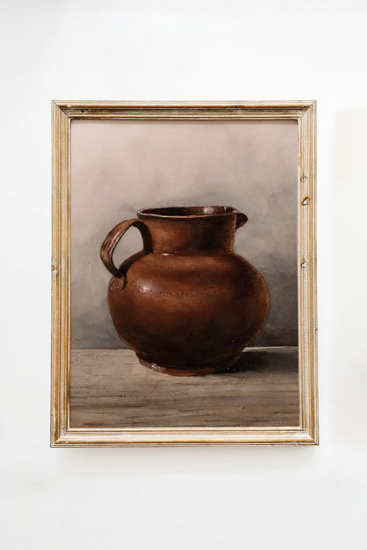 George Jackson - A Jug #8 painting reproduction printed by GalleryInk.Art, a store providing farmhouse wall art prints