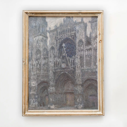 Claude Monet - The Cathedral in Rouen #monet-61 a beautiful painting reproduction by GalleryInk.Art