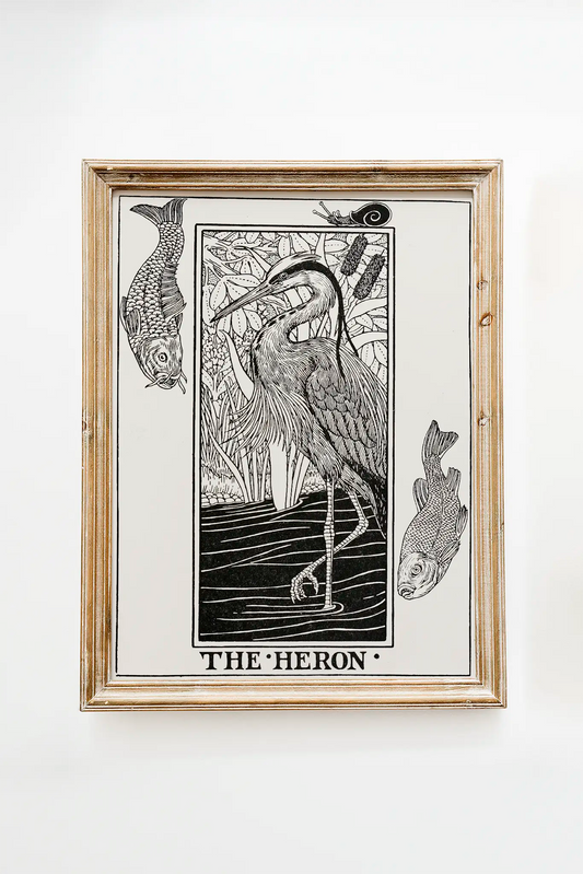 Percy J. Billinghurst - The Heron #146 vintage print reproduction printed by GalleryInk.Art, a store providing contemporary wall art prints