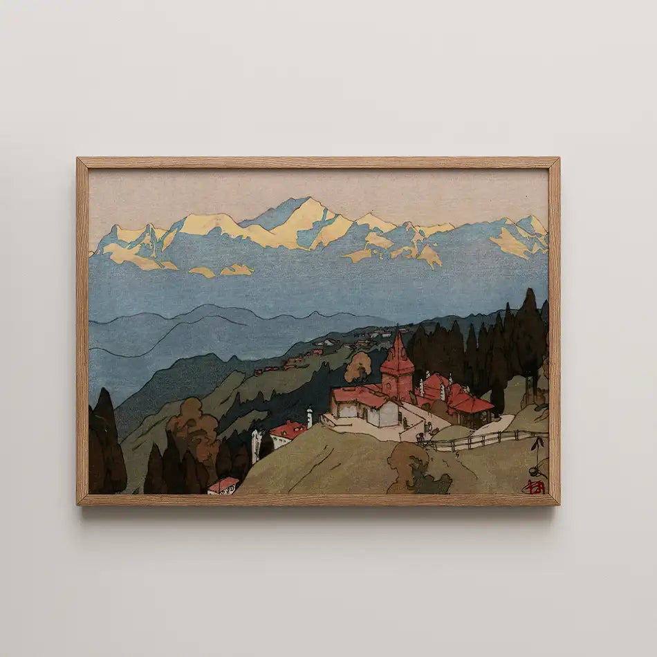 Morning of Darjeeling by Hiroshi Yoshida - Fine Art Print
