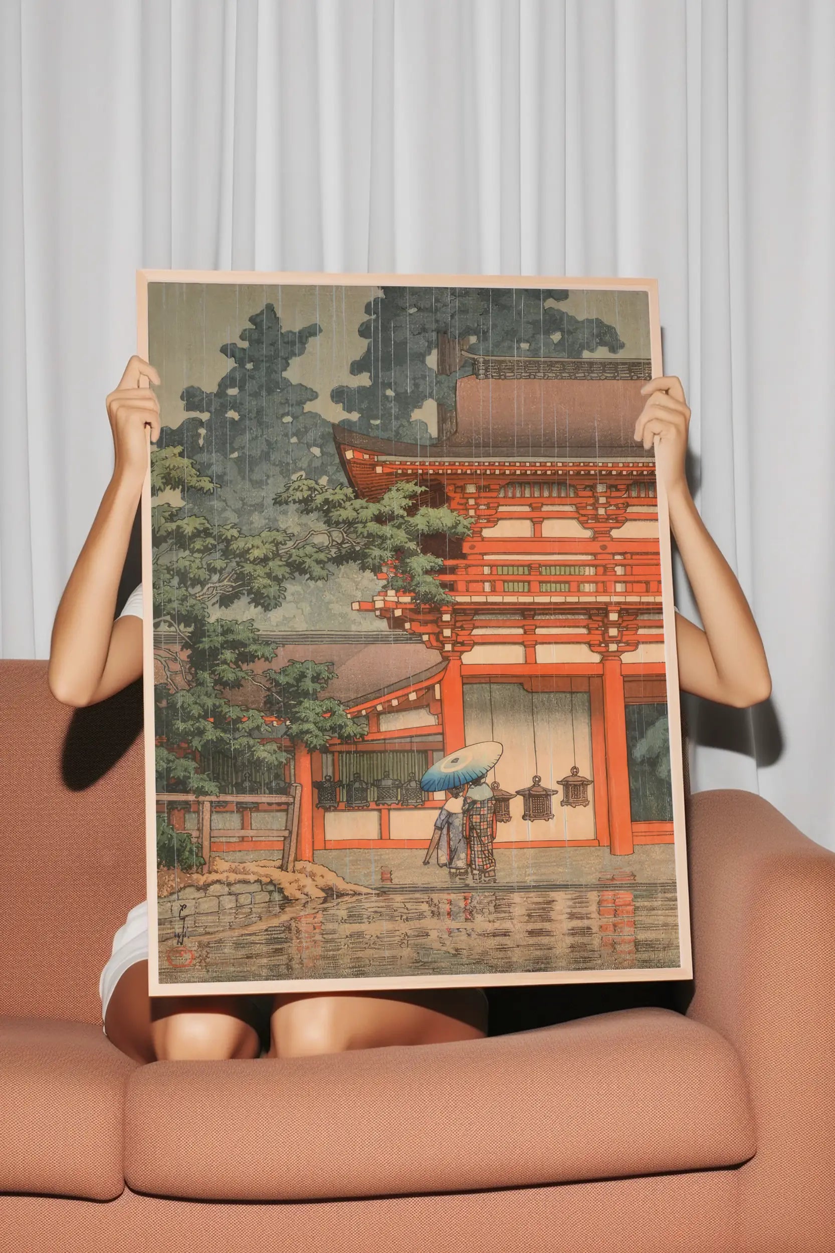 Hasui Kawase - Kasuga Shrine in Nara #78 a beautiful painting reproduction by GalleryInk.Art