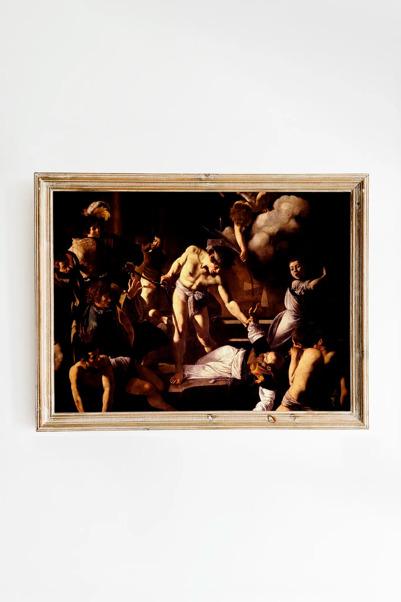 Caravaggio - The Martyrdom of Saint Matthew #16 a beautiful painting reproduction by GalleryInk.Art