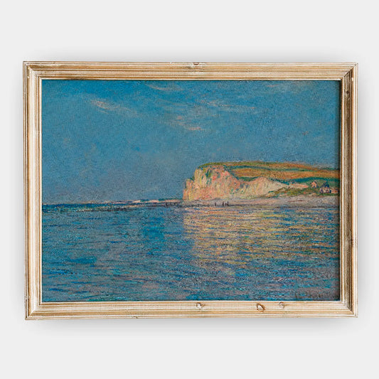 Claude Monet - Low Tide at Pourville, near Dieppe #22 a beautiful painting reproduction by GalleryInk.Art