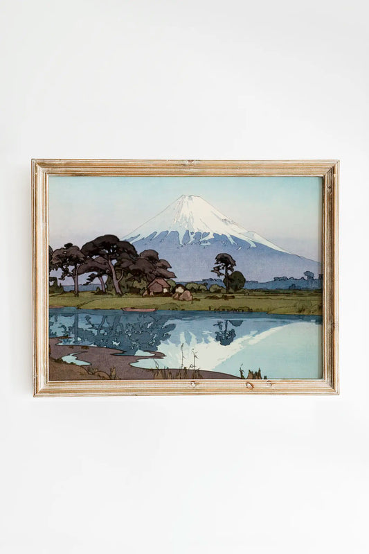 Hiroshi Yoshida - The lake at Suzakawa #40 a beautiful painting reproduction by GalleryInk.Art