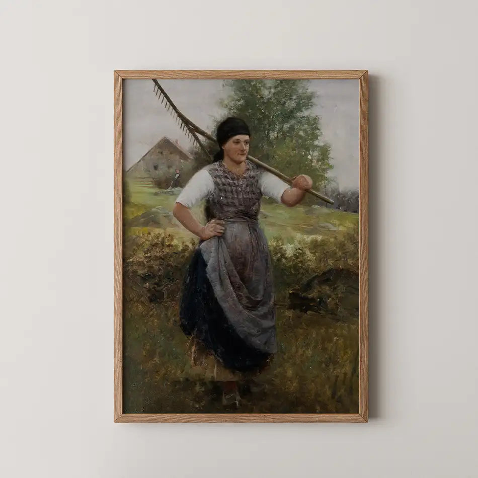 The Bohemian Peasant Girl by Robert Koehler - Fine Art Print