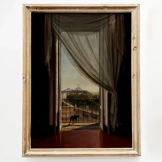 Franz Ludwig Catel - Naples Through A Window #31 poster print