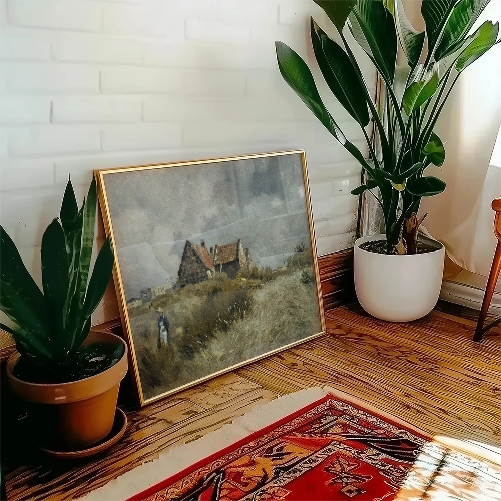 Cottage in the Dunes - Art Print Mockup 2