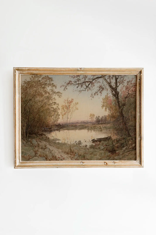 Jasper F Cropsey - Hastings-on-Hudson #5 a beautiful painting reproduction printed by GalleryInk.Art