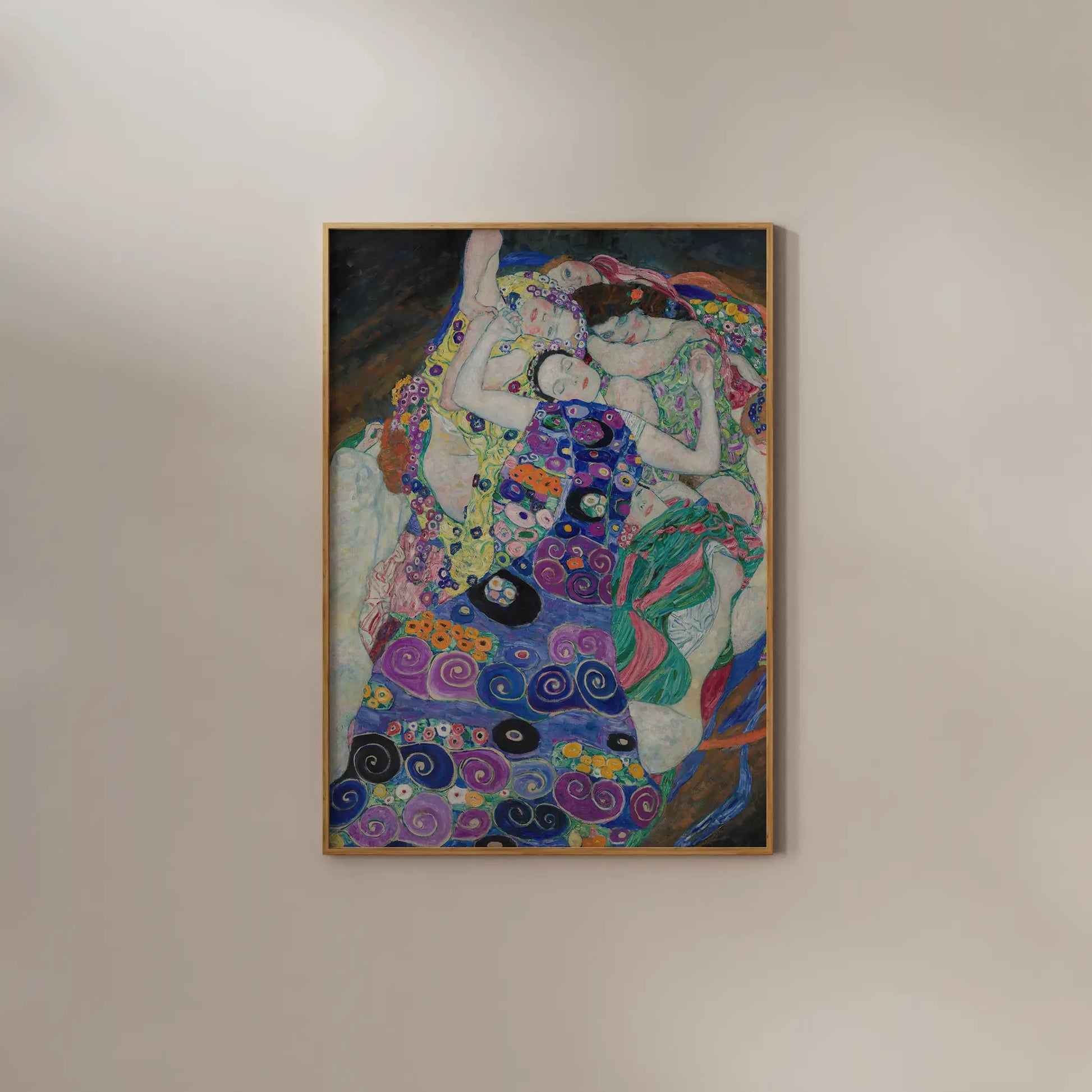 Gustav Klimt - The Maiden #26 a beautiful painting reproduction by GalleryInk.Art