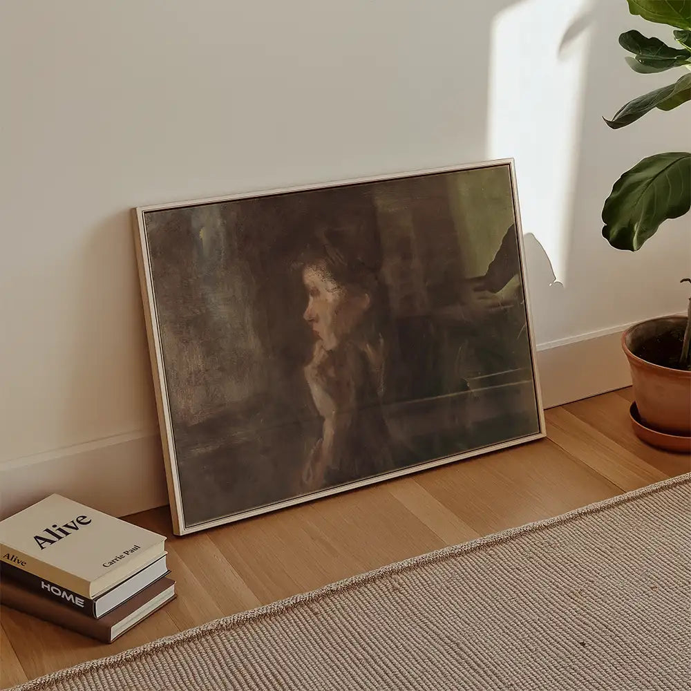 Contemplation by Jozef Israels - Art Print Mockup 2